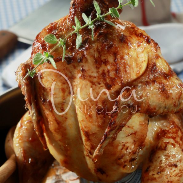 Κοτόπουλο στο φούρνο τέλεια ψημένο
