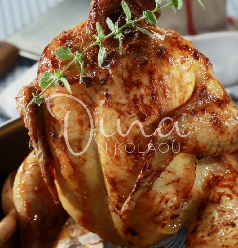 Κοτόπουλο στο φούρνο τέλεια ψημένο