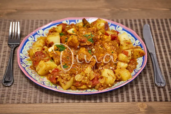 Κοτόπουλο tikka masala με αρωματικές πατάτες