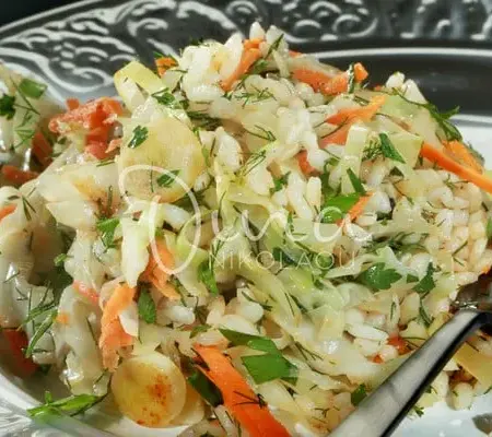 Λαχανόρυζο Πολίτικο με καρότα και μυρωδικά￼