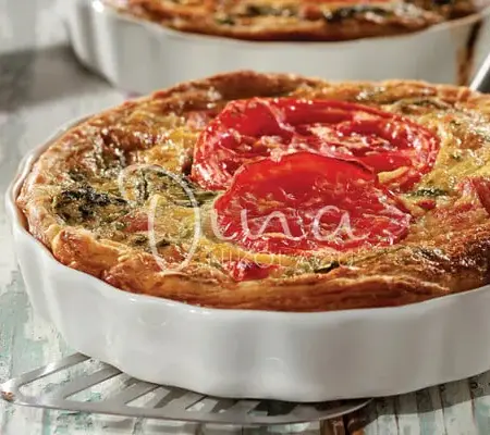 Τάρτα με βλήτα και cottage cheese