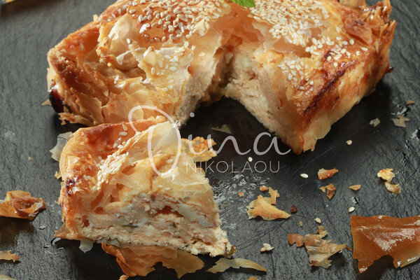 Τυρόπιτα ελαφριά με κατίκι