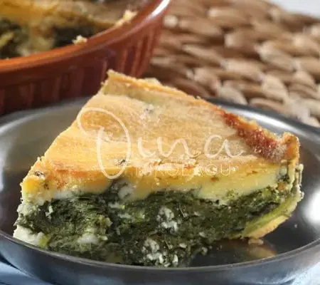 Μπλατσαριά με καλαμποκάλευρο