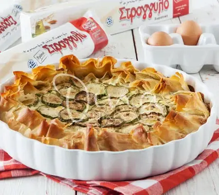 Κολοκυθόπιτα ανοιχτή με χωριάτικο φύλλο
