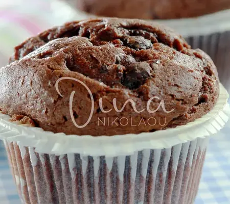 Muffins με σοκολάτα