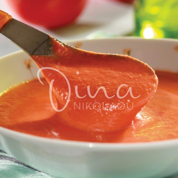 Гаспачо (суп из замороженных помидоров)