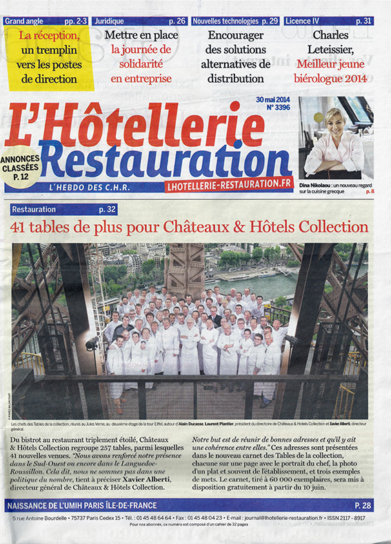 L'Hôtelier - Restauration | Mai 2014