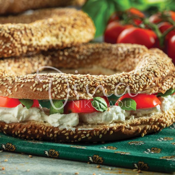 Petit pain sandwich de Thessalonique