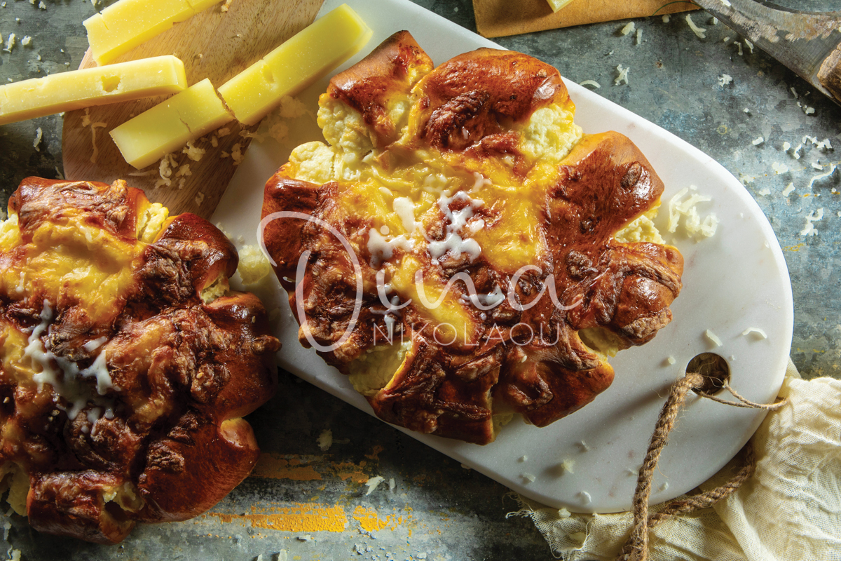 Τυροκούλουρο με ζύμη brioche