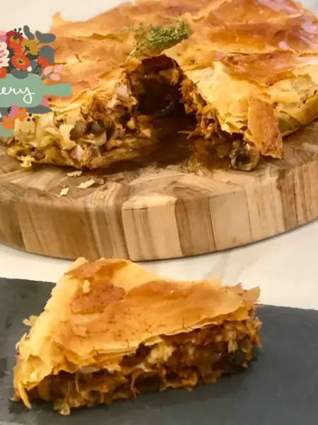 μανιταροπιτα με απακι