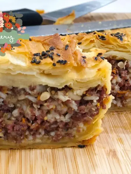 Πίτα με γέμιση για γαλοπούλα