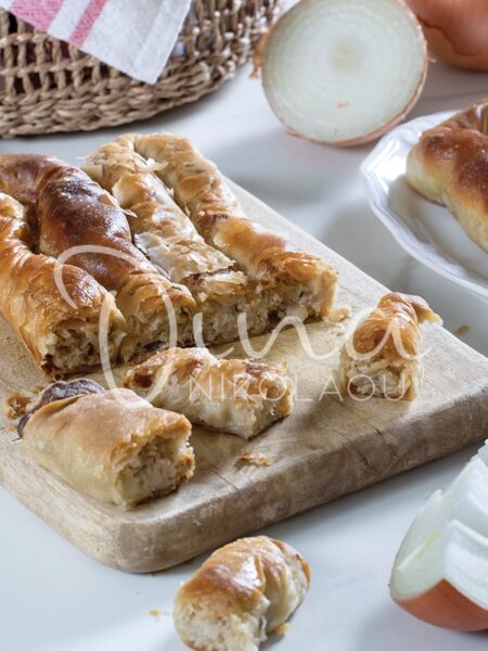 Κρεμμυδόπιτα με πλιγούρι