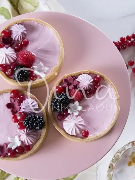 Τάρτα cheesecake φράουλας