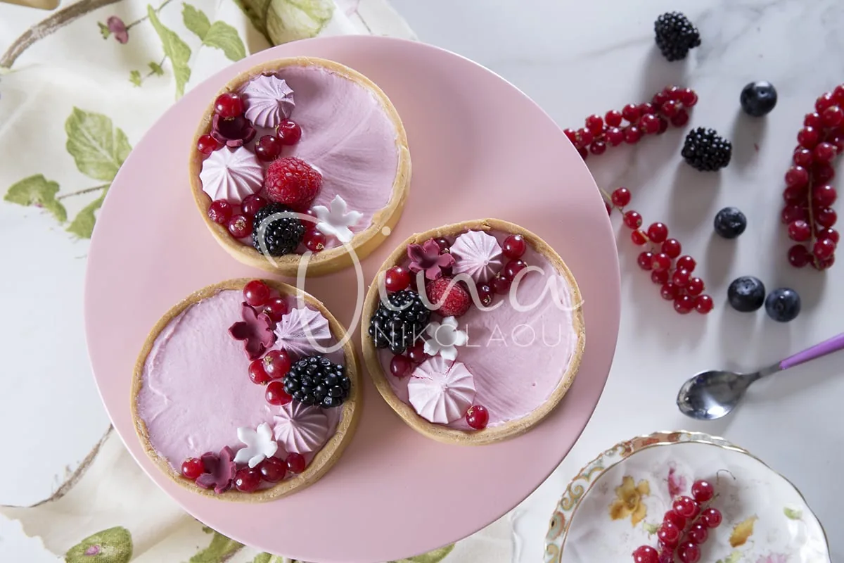 Τάρτα cheesecake φράουλας