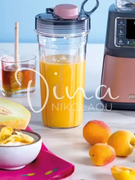 smoothie με πεπόνι, βερίκοκα και τζίντζερ