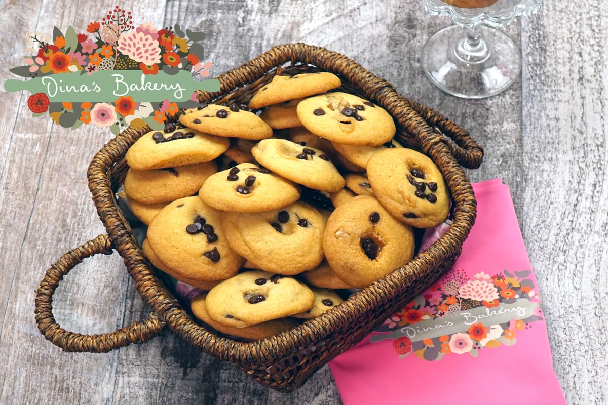 cookies με σοκολάτα και καραμέλα