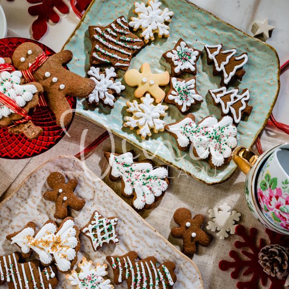 Рождественское печенье с имбирем и специями