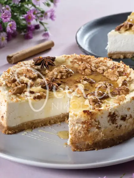 Cheesecake γιαούρτι-μέλι-καρύδι