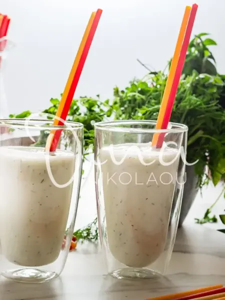 Smoothie με κατσικίσιο τυρί, αγγούρι και άνηθο
