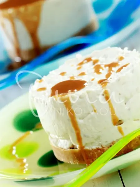 Cheesecake με μπανάνες