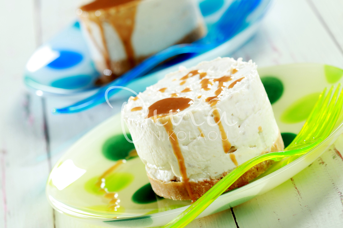 Cheesecake με μπανάνες