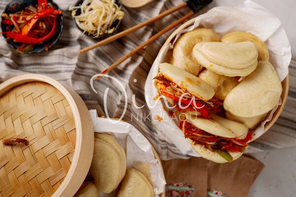Bao Buns (Ψωμάκια στον ατμό)