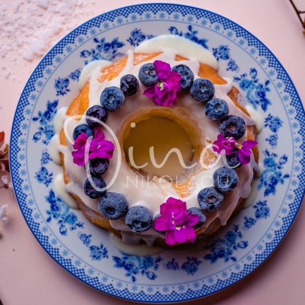Gâteau aux myrtilles