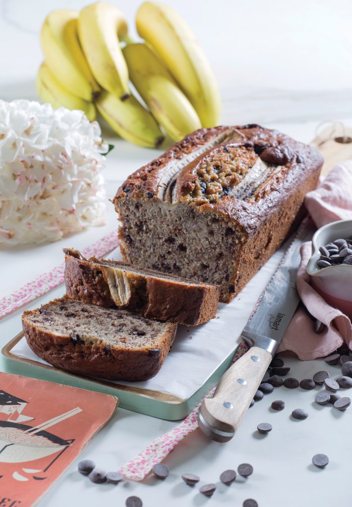 banana bread chocolate