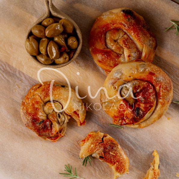 Tartes aux olives au fenouil