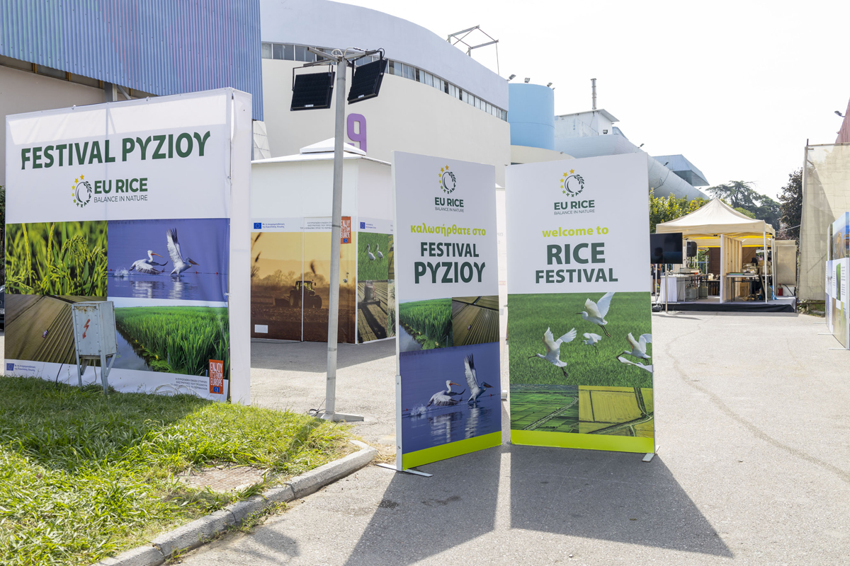 EU RICE FESTIVAL ΔΕΘ 2022 - Επιλέγουμε Ευρωπαϊκό ρύζι για βιώσιμο περιβάλλον￼