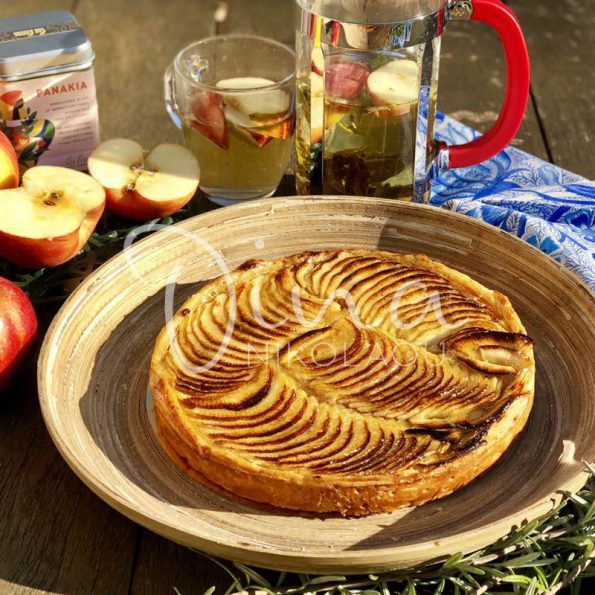 французский яблочный пирог