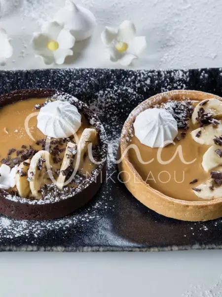 Τάρτες με κρέμα butterscotch
