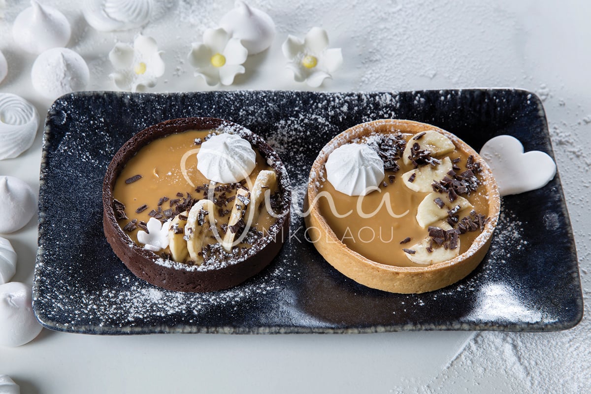 Τάρτες με κρέμα butterscotch
