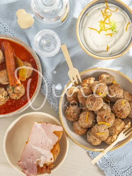 Κεφτεδάκια με σύγκλινο Μάνης
