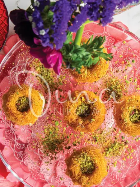 Κανταϊφάκια «Paris-Brest» με καραμελωμένο γάλα