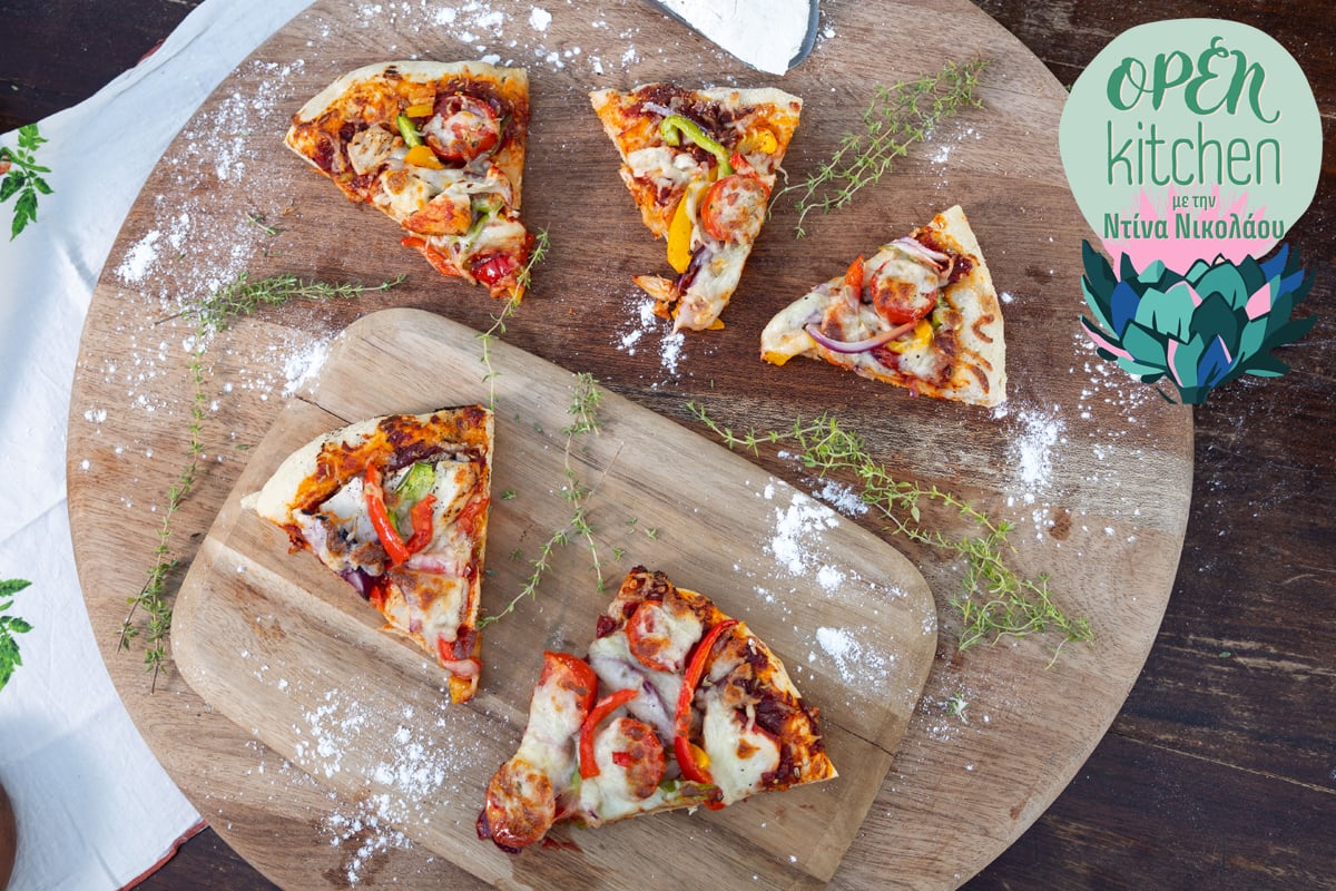 American bbq chicken pizza