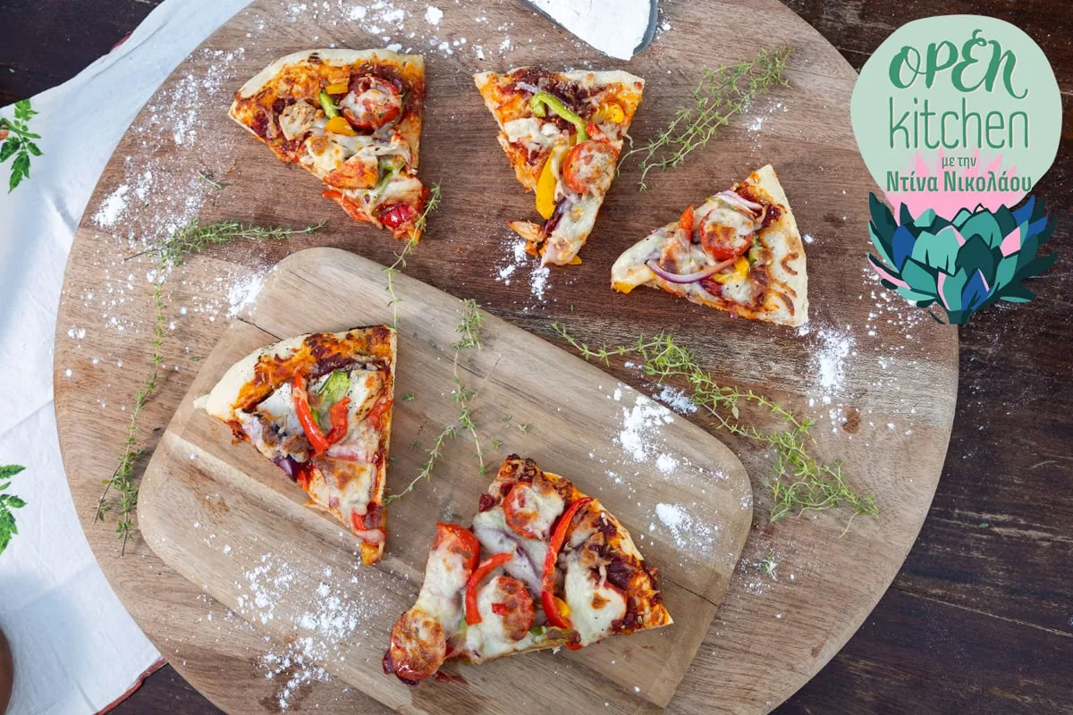 American bbq chicken pizza