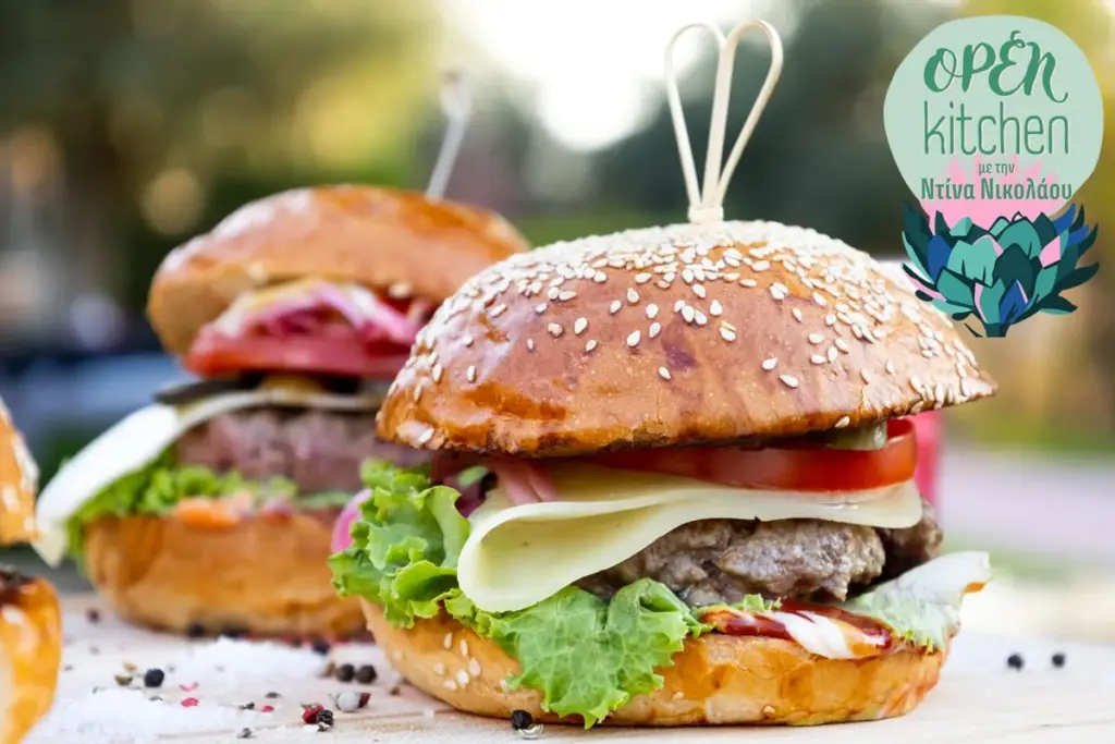 American style burger