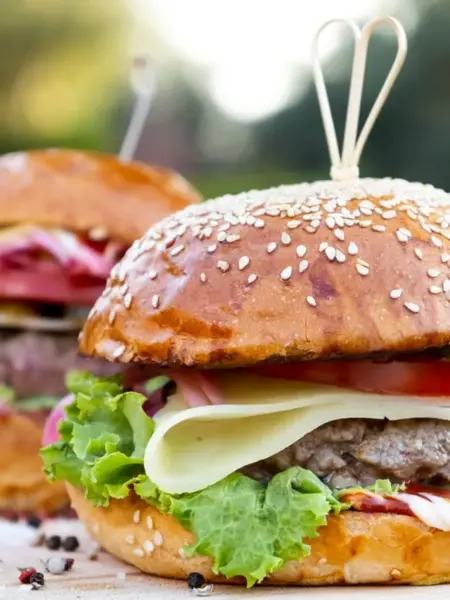 American style burger