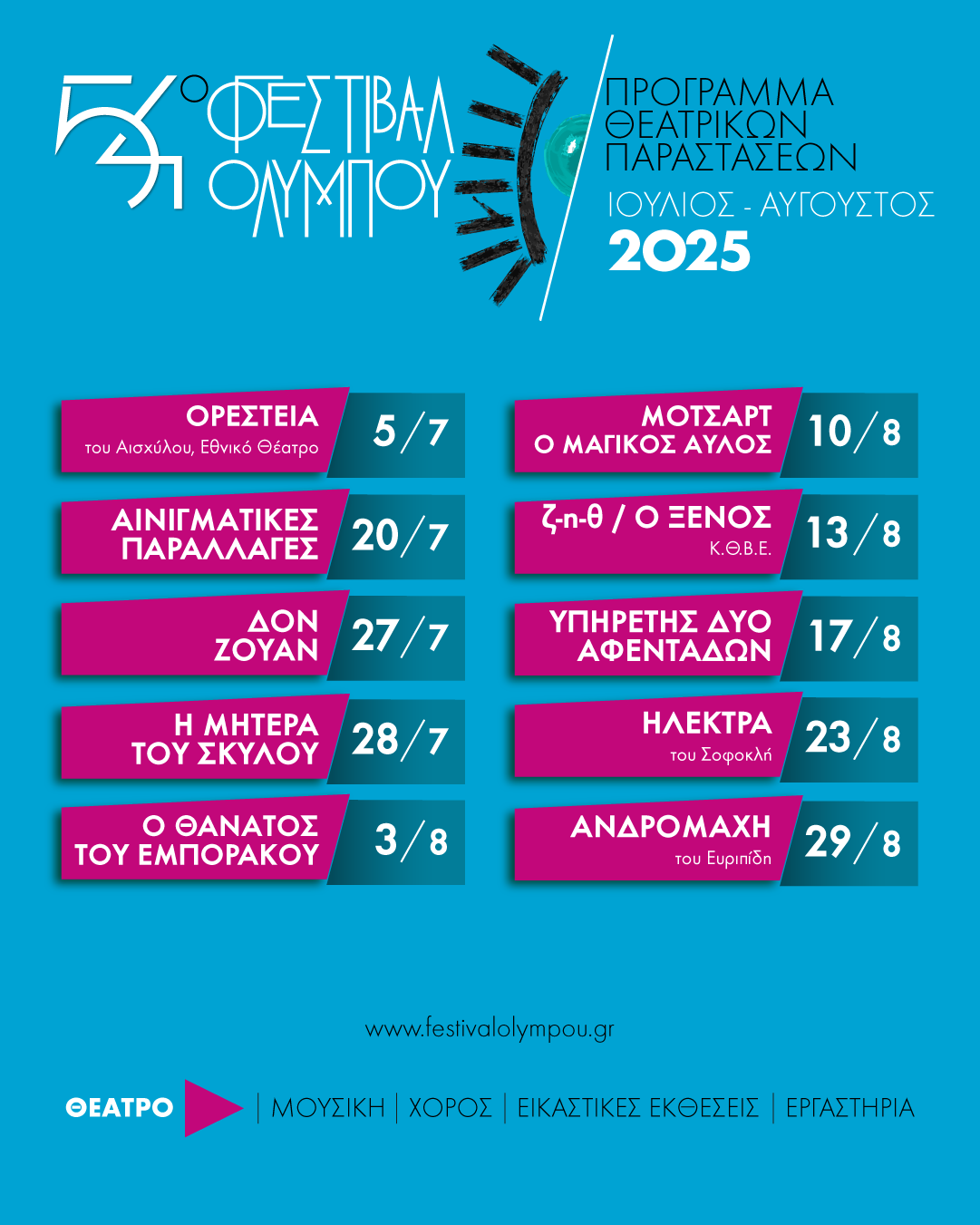54ο φεστιβάλ ολύμπου