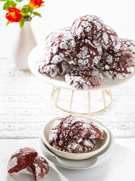 Crinkle Cookies Red Velvet