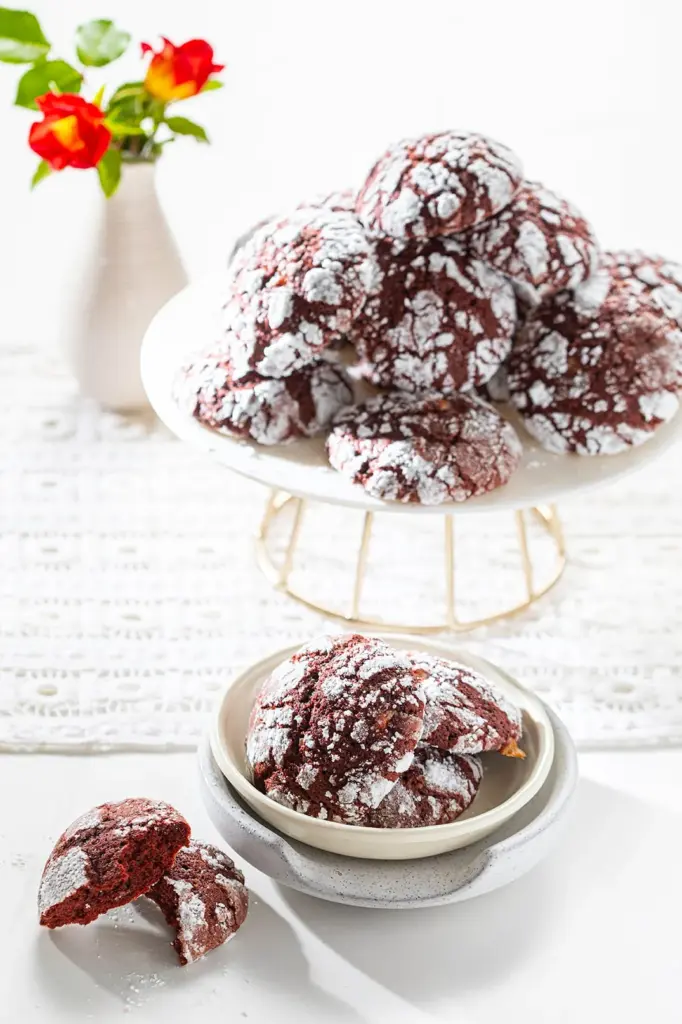 Crinkle Cookies Red Velvet