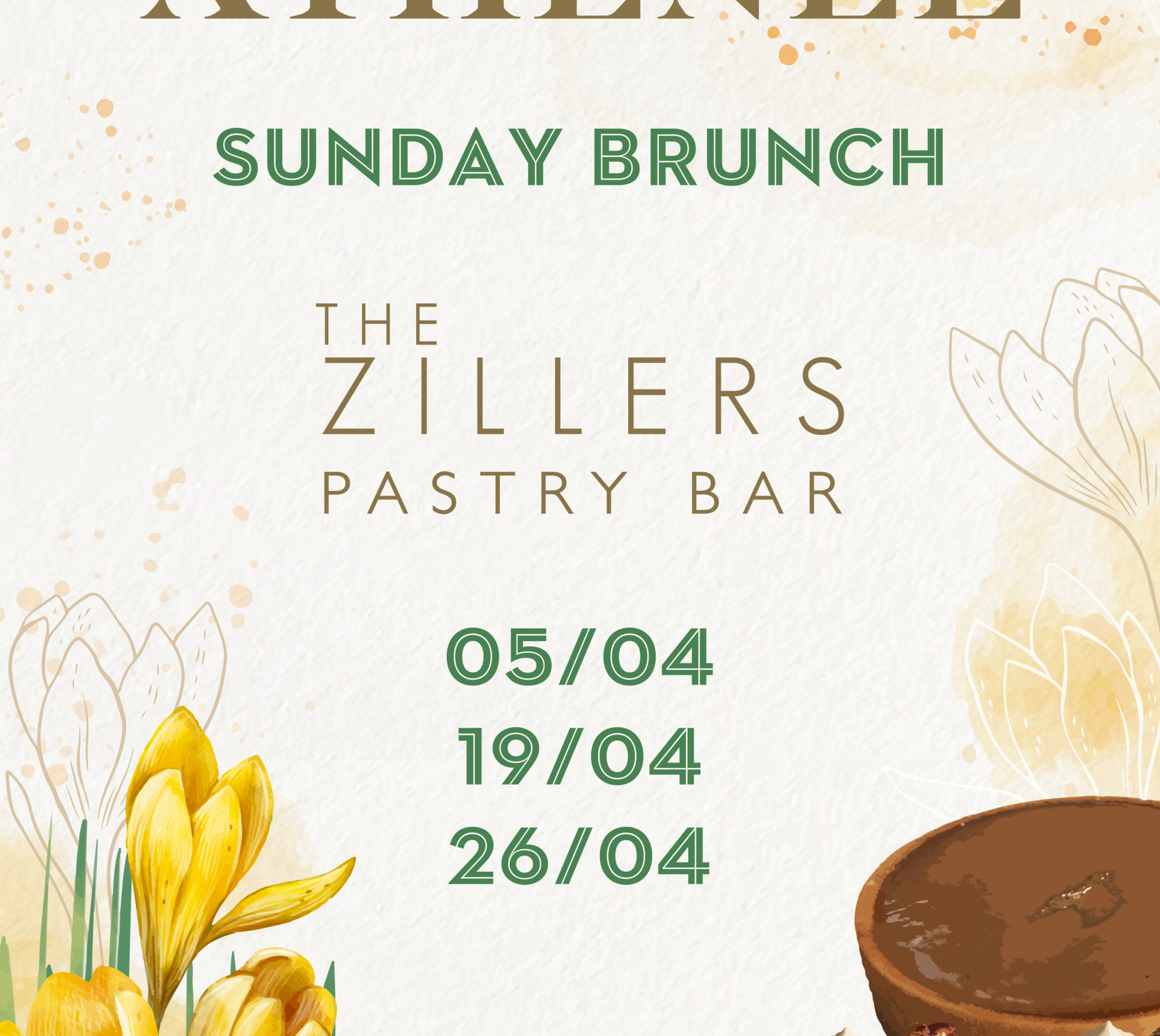 Sunday Brunch στο Athénée με το The Zillers Pastry Bar